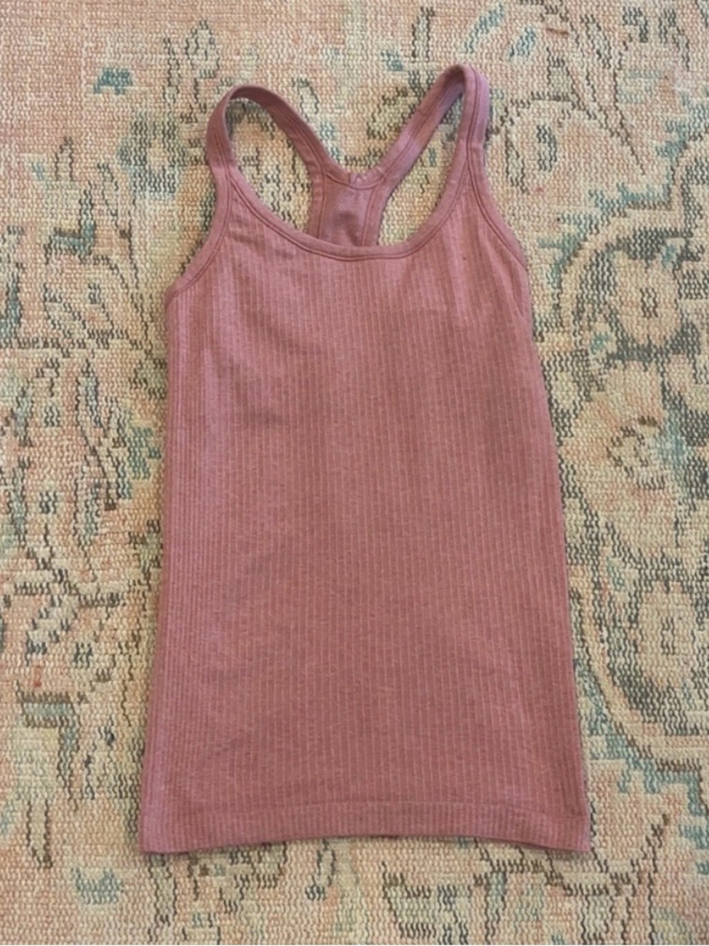 lululemon athletica Ribbed Racerback Tank - Dusty Rose